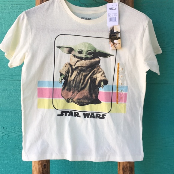 Star Wars Tops - STAR WARS MANDALORIAN BABY YODA NWT